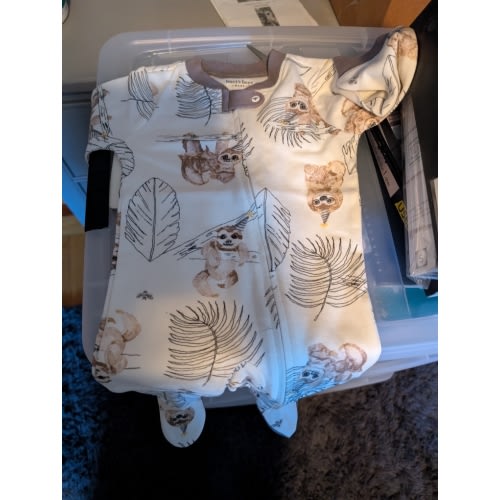Burt's bees sloth onesie 3-6 - Google Search