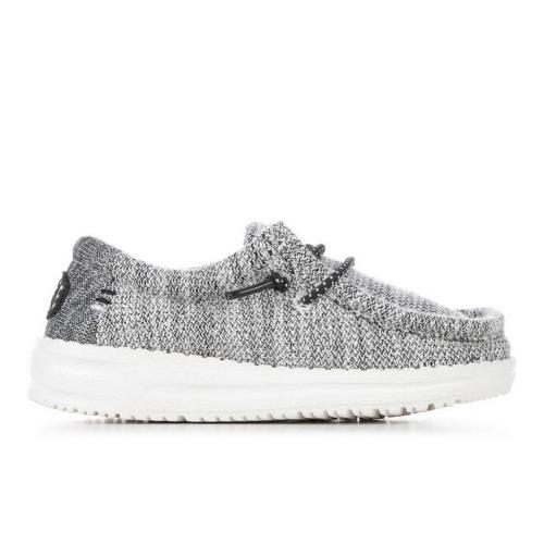 Boys' HEYDUDE Toddler Wally Youth Stretch Casual Shoes