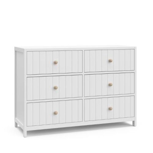 Graco Teddi 6-drawer Double Dresser - White
