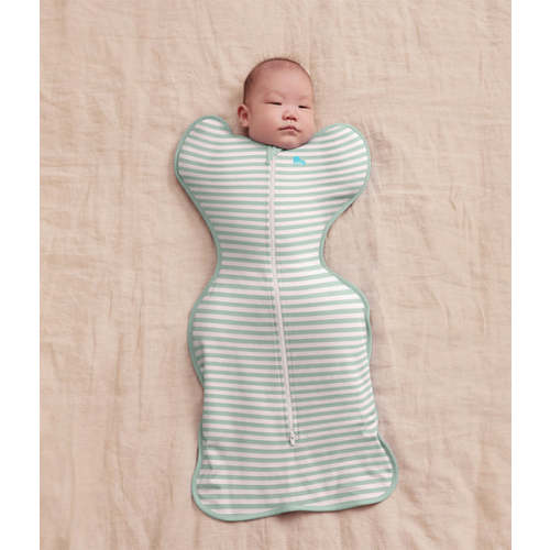 Swaddle Up™ 0.2 TOG Cotton Olive Stripe