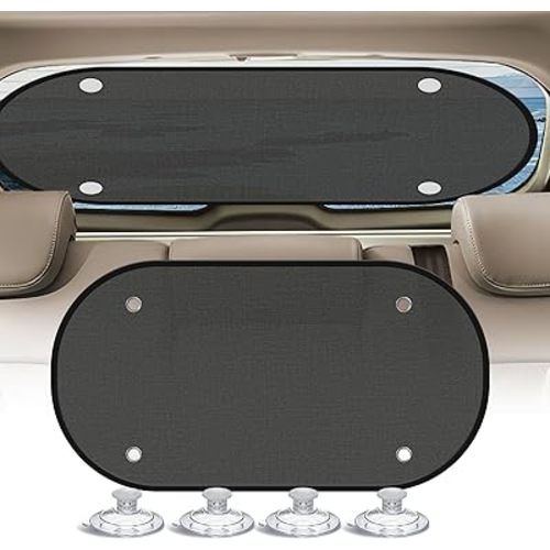 2026 New Upgrade Car Shades for Back Windows Baby 43.3"x23.6"(1 Pack),Rear Window Sun Shade,Car Window Shades Can Blocks 99.98% UVR,Sun Shade Windshield,Glare Shield Protection