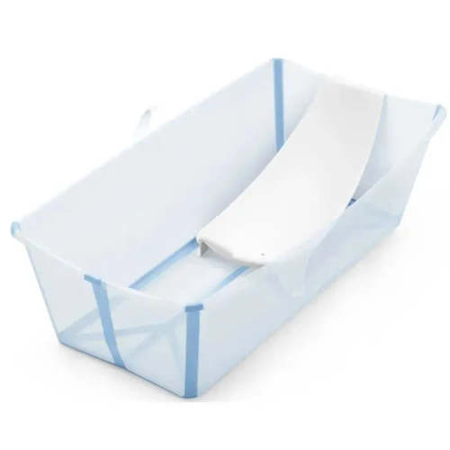 Stokke - Flexi Bath Tub X-Large Bundle, Ocean Blue | MacroBaby
