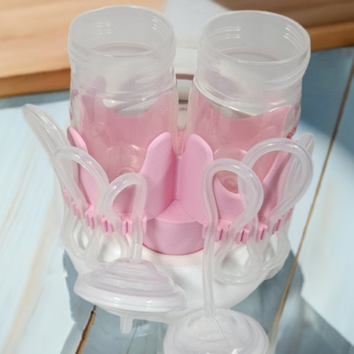 Breastmilk Spectra Dual Bottle Holder| breast pump accessory
