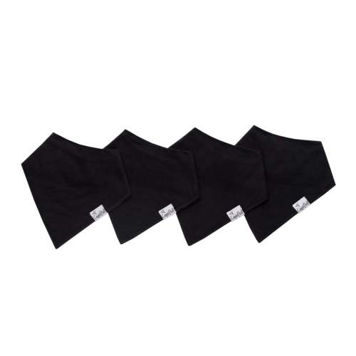 Baby Bandana Bibs - Black Basics