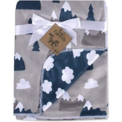 Sherpa Fleece Baby Blankets for Boys and Girls – Colorful, Reversible Baby Blankets for Newborns, Infants, Toddlers, and Nursery