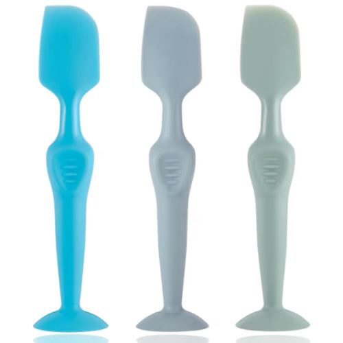 Seeway Diaper Creams Spatula Applicator - Perfect for Baby Butt Paste Diaper Rash Brush and Cream Spatula for Easy Application - Baby Diaper Spatula Suitable for Aquaphor, Desitin (blue+grey+green)