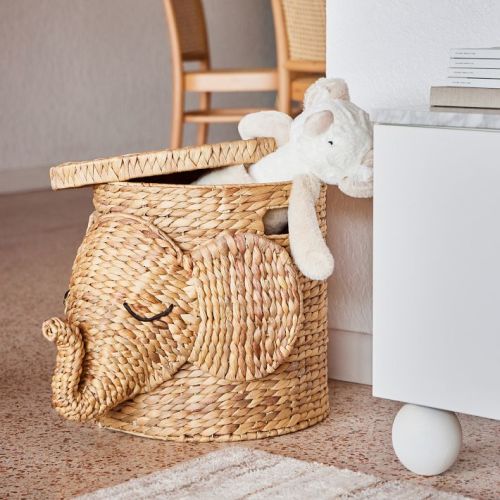 Elephant Basket - Natural