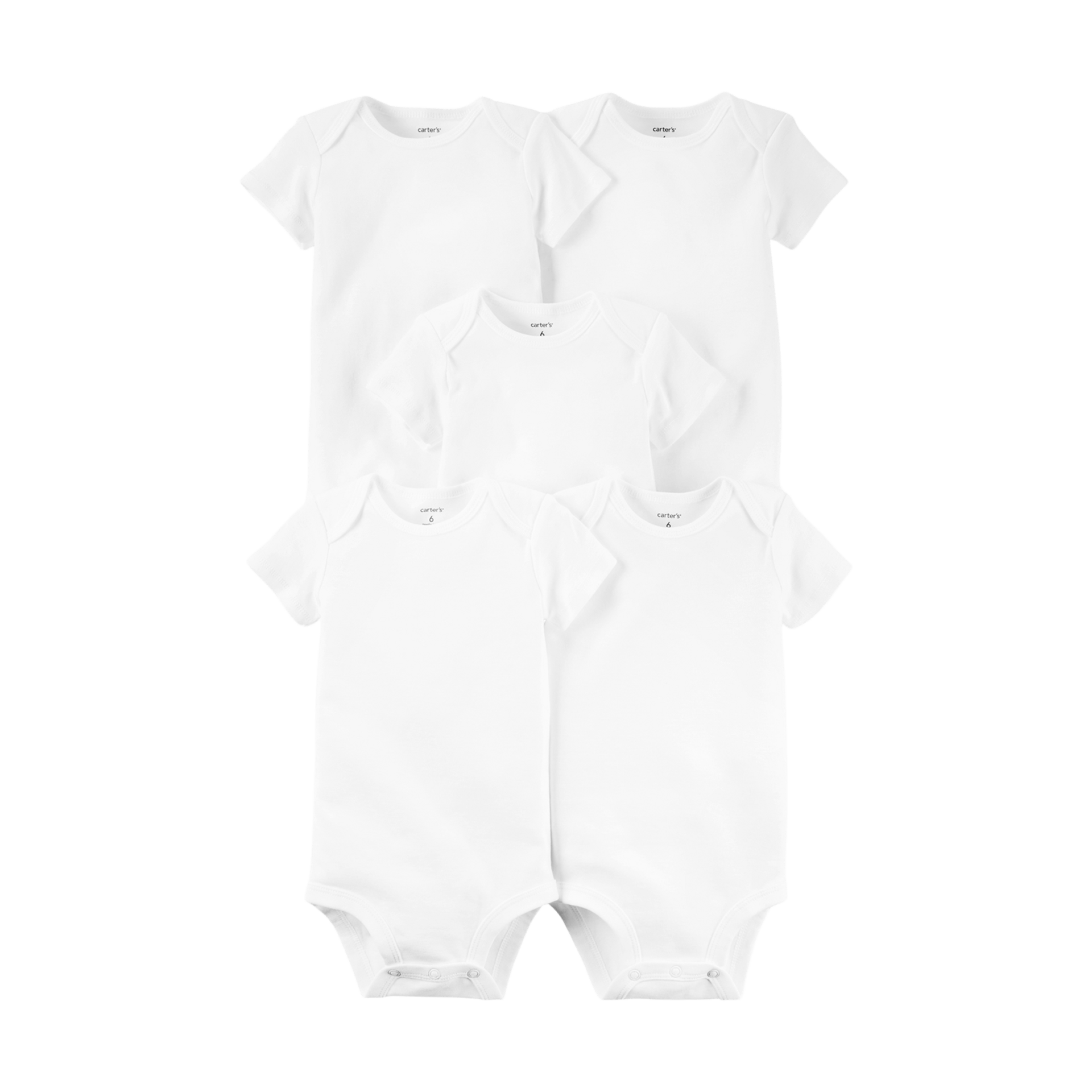 Short-Sleeve Original Bodysuits (5 Pack)