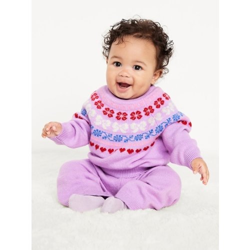 SoSoft Fair Isle Sweater and Pants Set for Baby