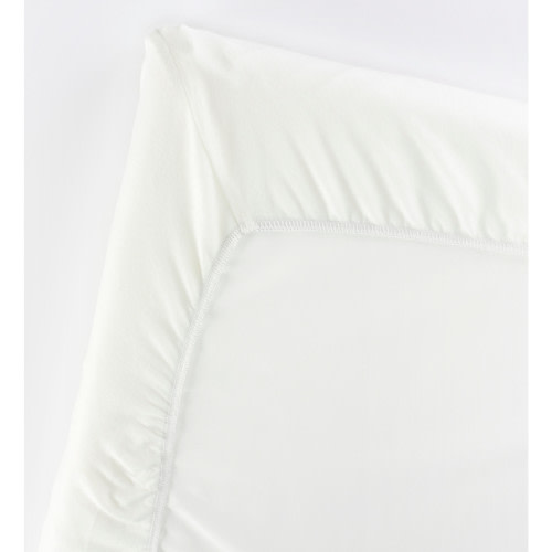BabyBjörn Organic Fitted Sheet for Travel Crib Light - Natural White
