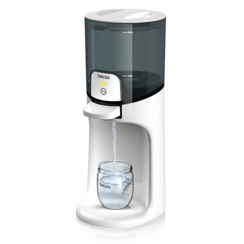 Baby Brezza Instant Warmer  Instantly Dispense Warm Water at Perfect Baby Bottle Temperature - Traditional Baby Bottle Warmer Replacement - Fast Baby Formula Bottles 24/7  3 Temperatures
