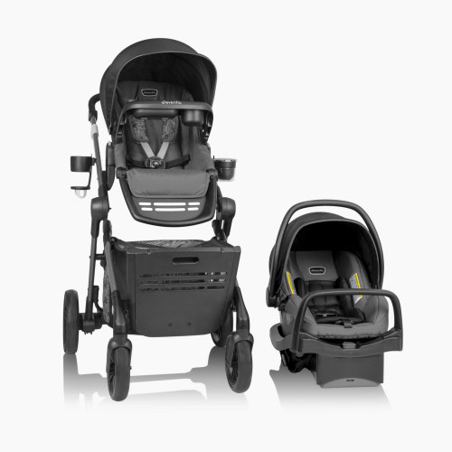 Evenflo Pivot Troop Child and Pet Modular Travel System - Rhodesboro Black, Travel System
