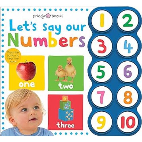 Simple First Words Let's Say Our Numbers