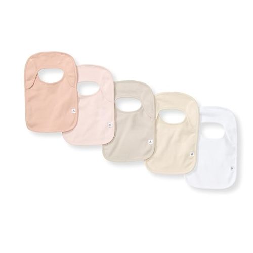 Burt’s Bees Baby Organic Baby Bibs – 100% Cotton Newborn Infant Bibs for Baby Boys & Girls