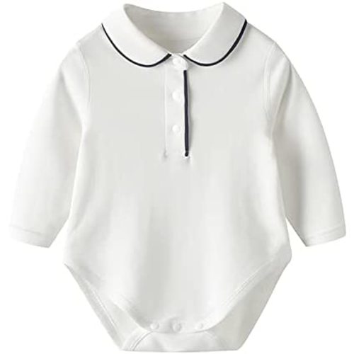 Baby Bodysuit Short and Long Sleeve One-Piece Outfit for Infant Boys Girls 0-24 Months