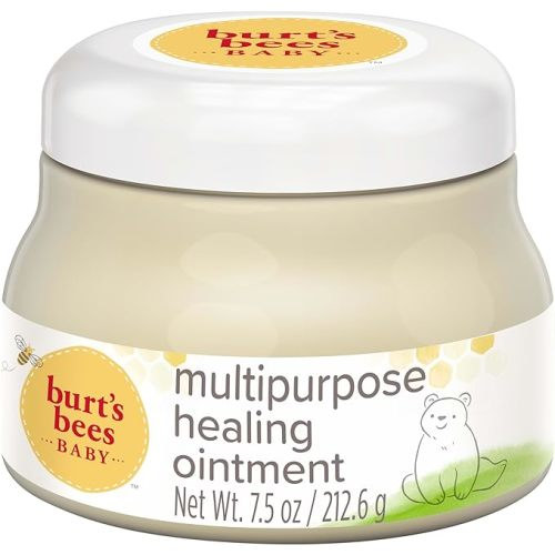 Burt's Bees Baby 100% Natural Multipurpose Healing Ointment, Face & Body Baby Ointment – 7.5 Ounce Tub