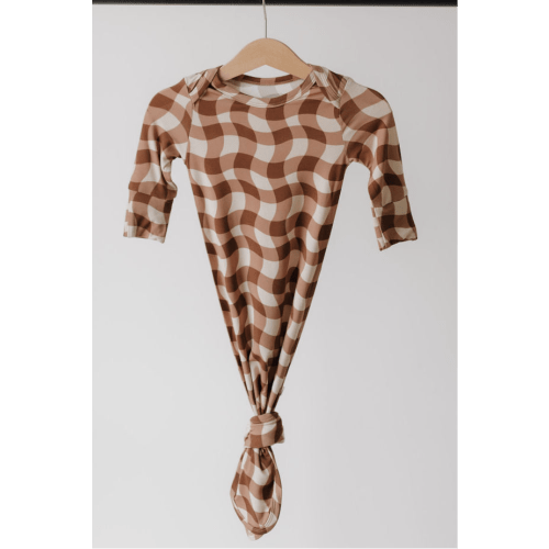 Bamboo Knotted Gown | Groovy Gingham