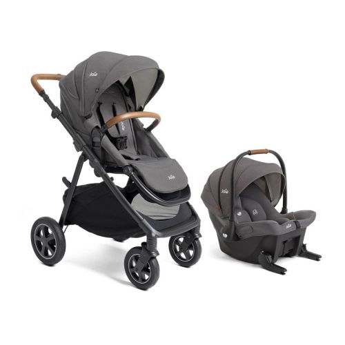 Joie Hazel and Mint Latch Travel System - Thunder