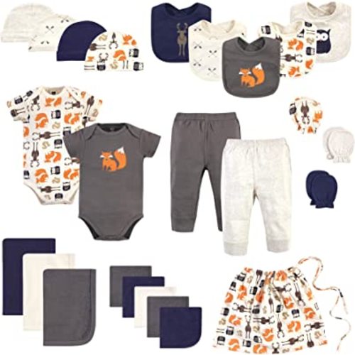 Hudson Baby Unisex Baby Layette Baby Starter Set 25pc