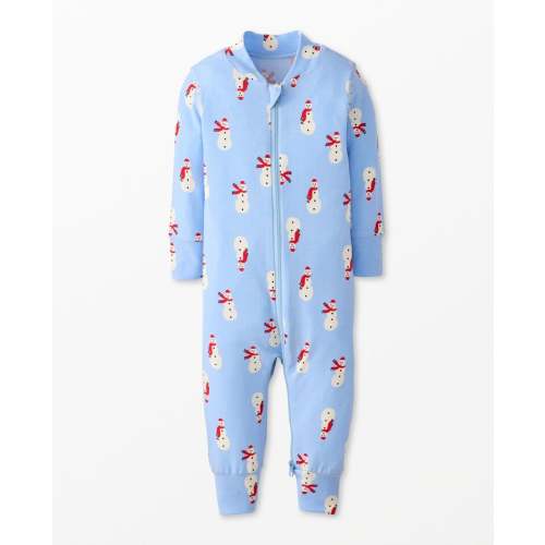 Holiday 2-Way Zip Sleepeer | Snowmen 0-3m