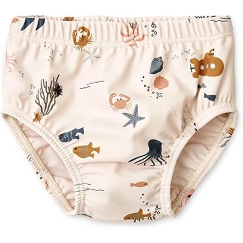 3-6 Month | Swim Diaper Neutral Reusable Water Diaper Organic BPA Free Swim Pants Animal Swimsuit