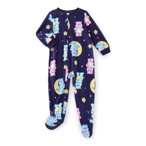 Care Bears Toddler Unisex One Piece Sleeper Pajamas, Sizes 12M-5T