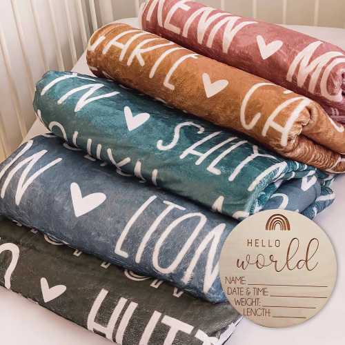 Personalized Baby Blanket, Custom Baby Name Blanket, Customized Baby Name Blanket, Customize Baby Blanket for Baby Girl, Best Gift for Baby