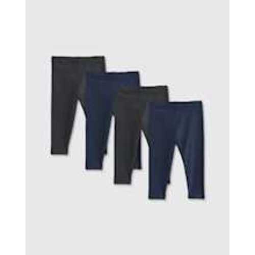Organic Cotton Leggings 4-Pack - Baby Girl's