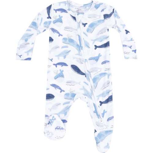 2 Way Zipper Footie Whales - Angel Dear | Maisonette