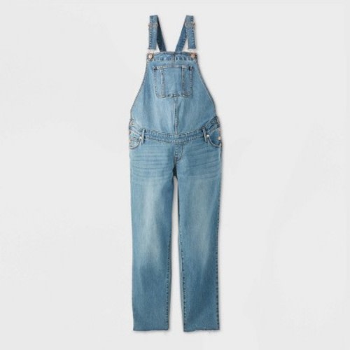 Denim Maternity Overalls - Isabel Maternity by Ingrid & Isabel™ Medium Blue 8