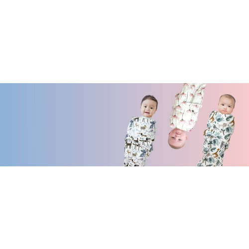 Norani Baby Snugababe Sleep Pod with Arm Inserts - Black and White Stars