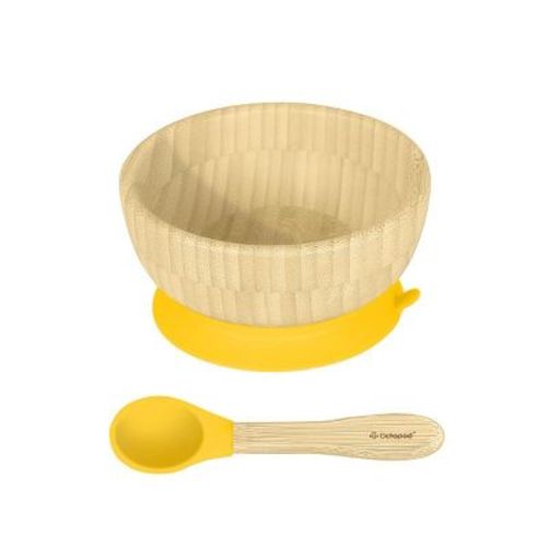 Octopod® Bamboo Baby Suction Bowl