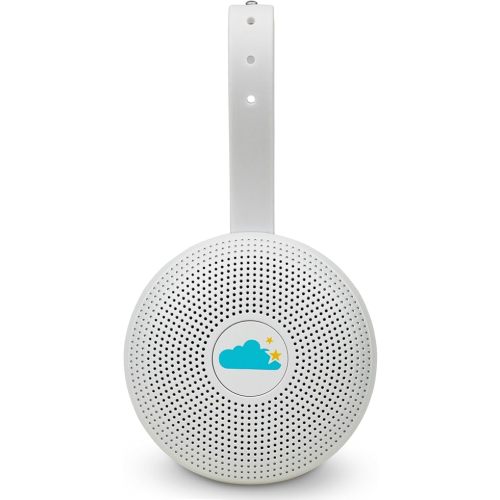 Yogasleep Hushh+ Portable White Noise Machine for Baby, 20 Soothing Natural Sounds, Wireless Charging & Speaker, Compact Size, Noise Canceling for Better Sleep, Privacy & Nursery Must Have
