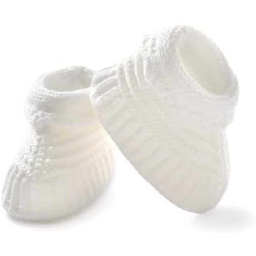 Baby Booties Newborn Warm Cozy Shoes Soft Hand Knit First Walkers for Infant Boy Girl
