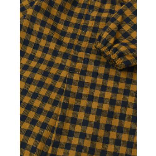 Blueberry Gingham Onesie | Organic Zoo