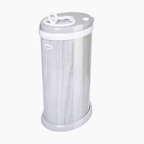Ubbi Steel Diaper Pail - Woodgrain