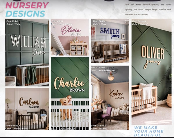 Etsy Gift Card - Wooden Name Sign
