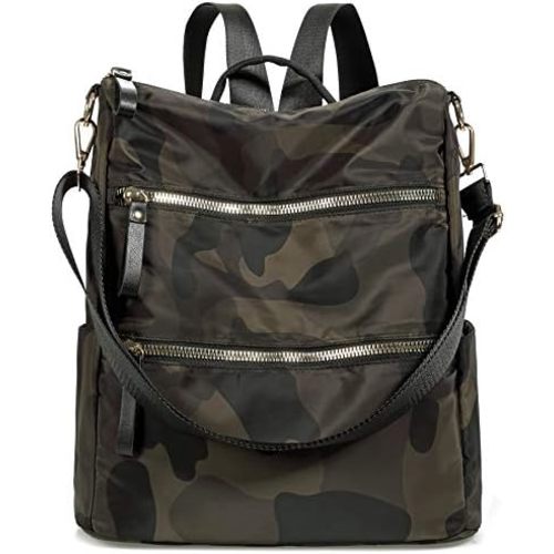 AO ALI VICTORY Women Nylon Backpack Purse Handbags and Shoulder Bag College Bookbags Anti Theft Travel Purses Casual Daypack