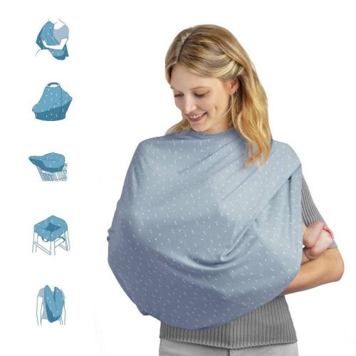 Milkmakers Antimicrobial Multi-use 5-in-1 Nursing Cover - Hipsteria Dots