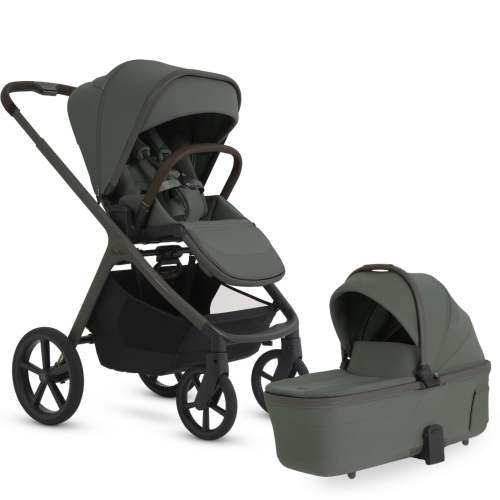 Silver Cross Cove 2 Full-Size All-Terrain Stroller + Bassinet Bundle - Pewter