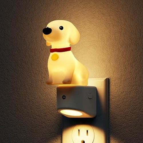L LOHAS LED Night Light for Kids,3D Cute Puppy Night Lights