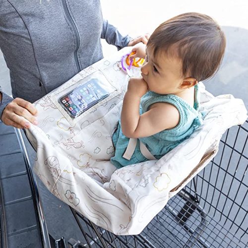 Disney Baby by J.L. Childress Shopping Cart & High Chair Cover for Baby to Toddler,Winnie The Pooh - Winnie the Pooh