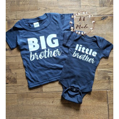 Matching brother shirts, brother shirts, sibling outfits, big brother little brother shirts, coming home outfit,shirts for brothers