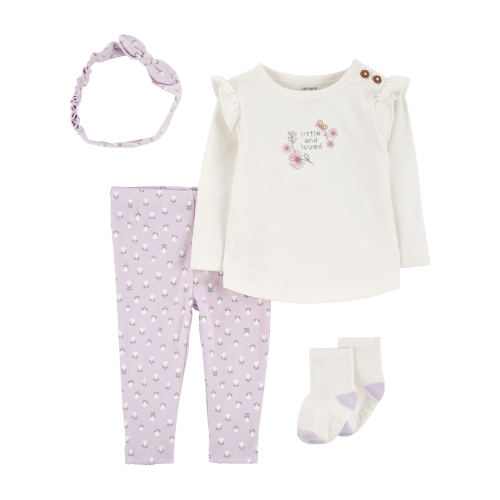 Baby 4-Piece Floral Outfit Set - Carter's | Carter's
