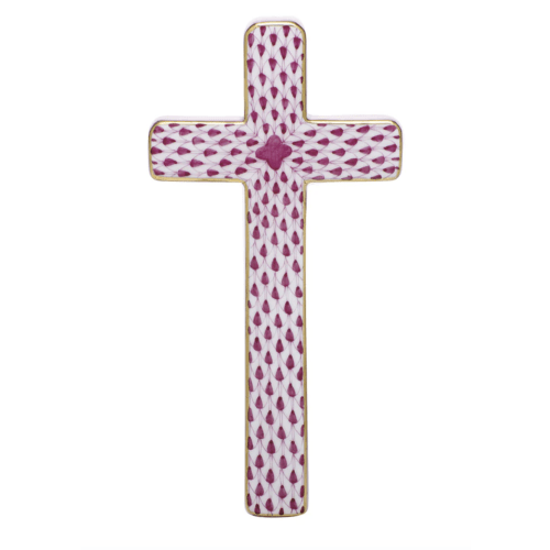 Herend Cross in Raspberry