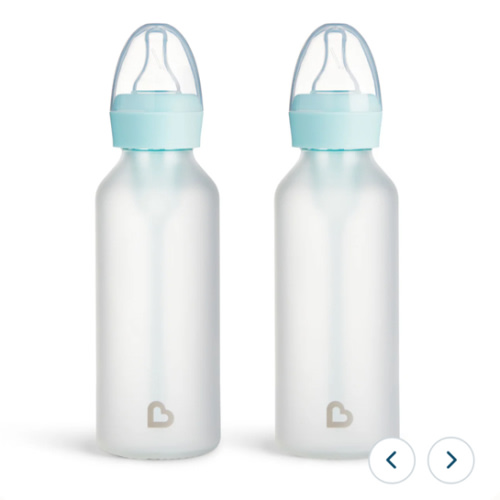 Bond™ Silicone Glass Bottle 8oz, 2pk | Munchkin