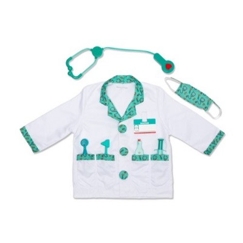 Melissa & Doug Doctor Role Play Costume Dress-Up Set (7pc)