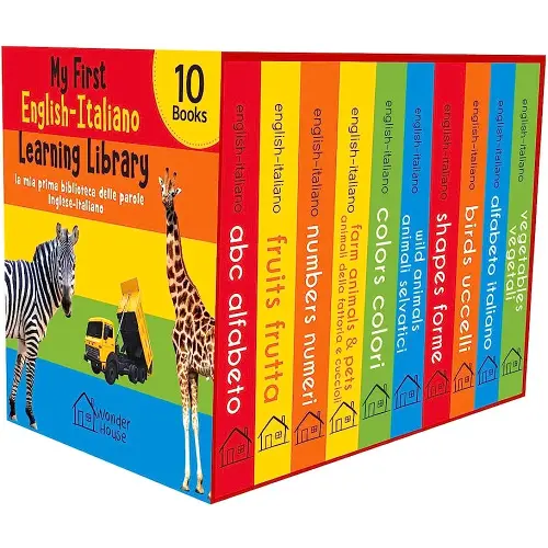 My First English-Italiano Learning Library (la mia prima biblioteca delle parole Inglese-Italiano): Boxset of 10 English - Italian Board Books (English and Italian Edition)
