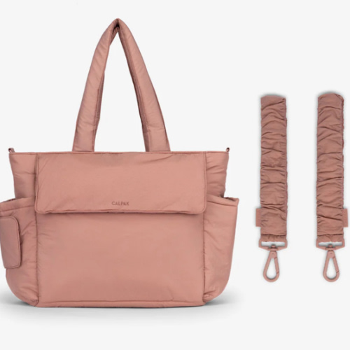 Diaper Tote Bag with Stroller Straps