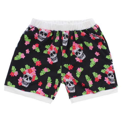 Hawaiian Skull shorts - Metallimonsters Ltd